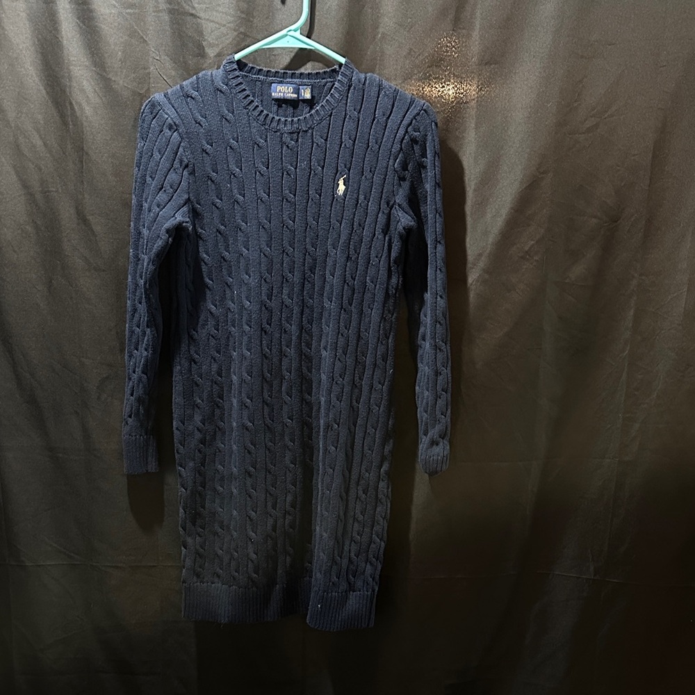 Polo by Ralph Lauren Navy Long Sleeve Dress